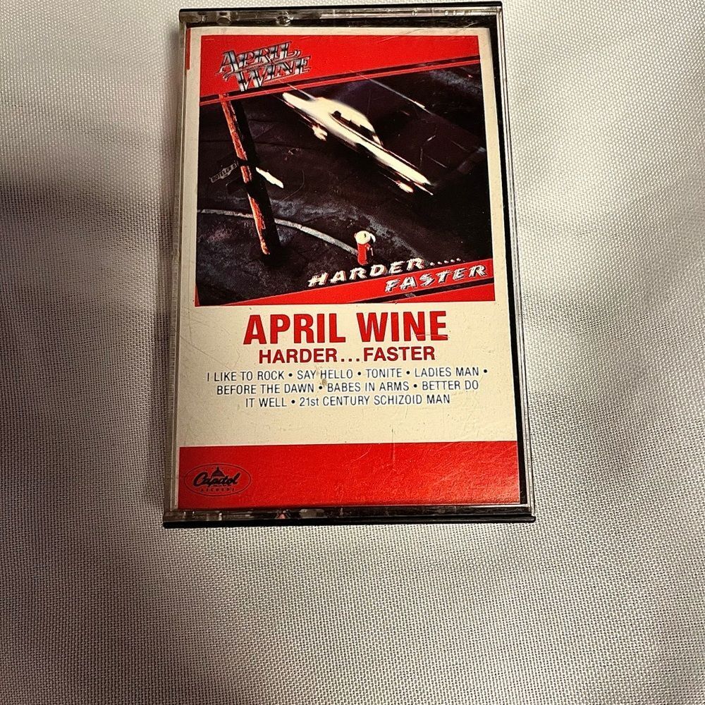 April Wine Harder...Faster Cassette Tape